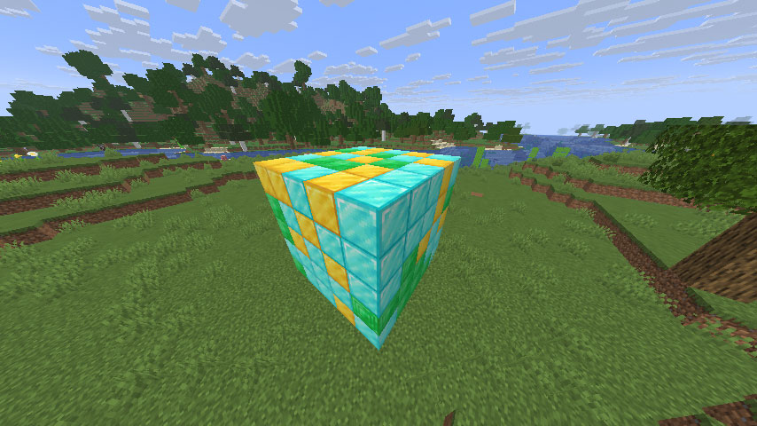 Установка случайных блоков