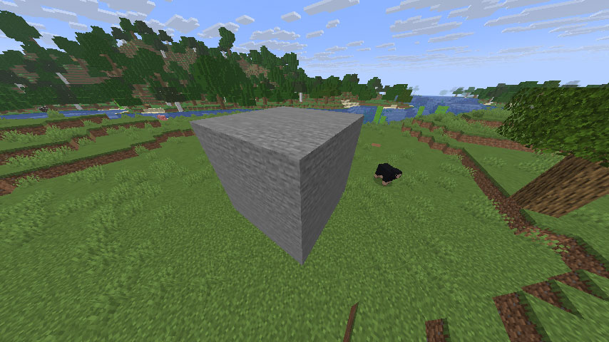 Установка камня